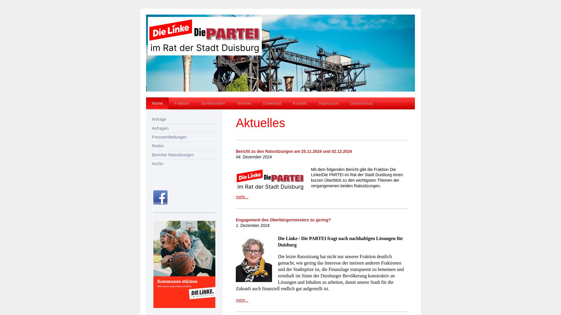 Die Linke. Ratsfraktion Duisburg
