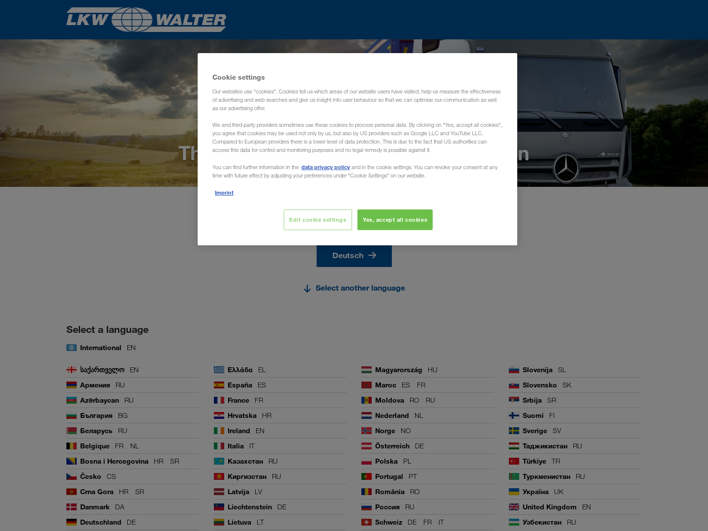 Lkw Walter Internationale Transportorganisation AG