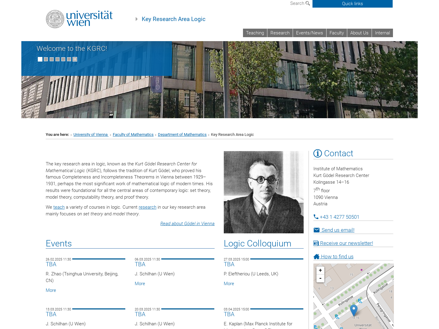 Institut für Formale Logik der Universität Wien