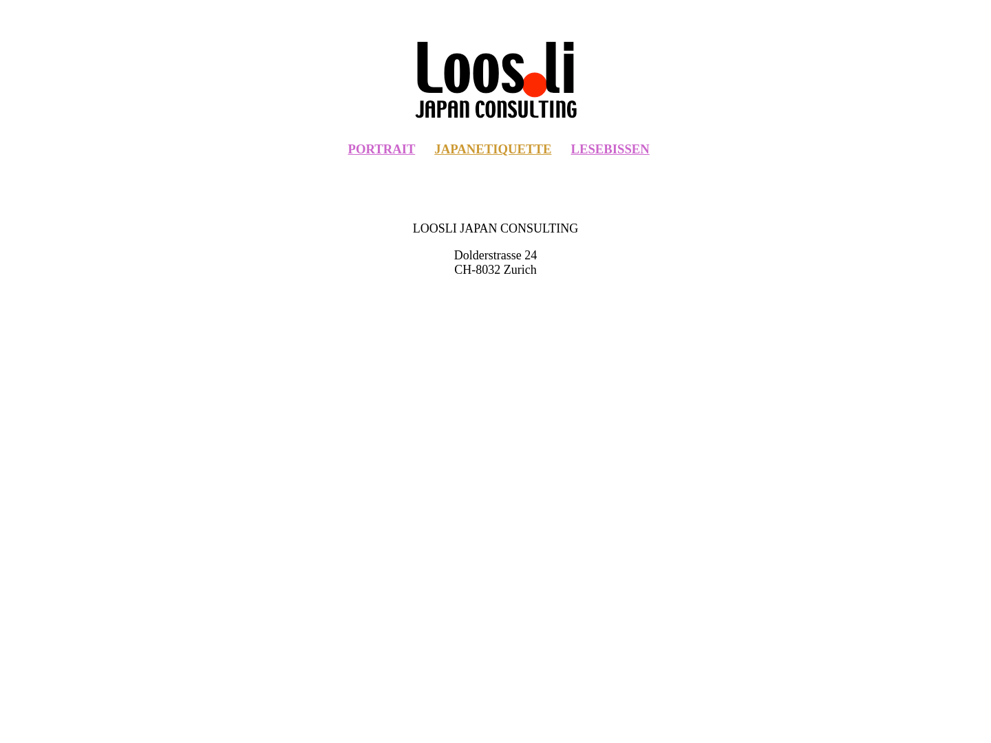 Loos.li Japan Consulting