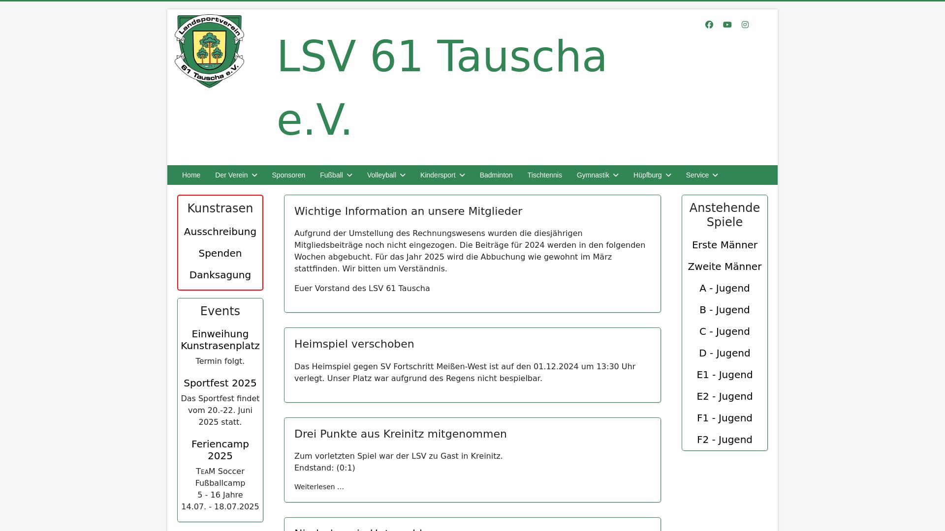 LSV 61 Tauscha e.V.