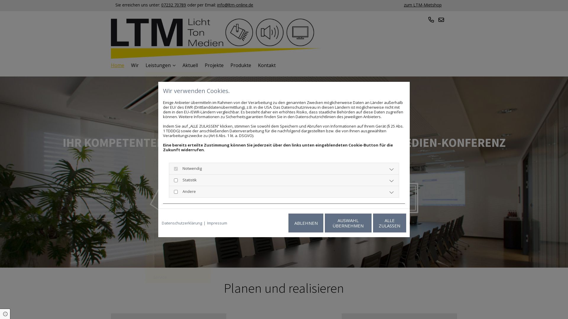 Licht- Ton- Medientechnik Jürgen Scherle