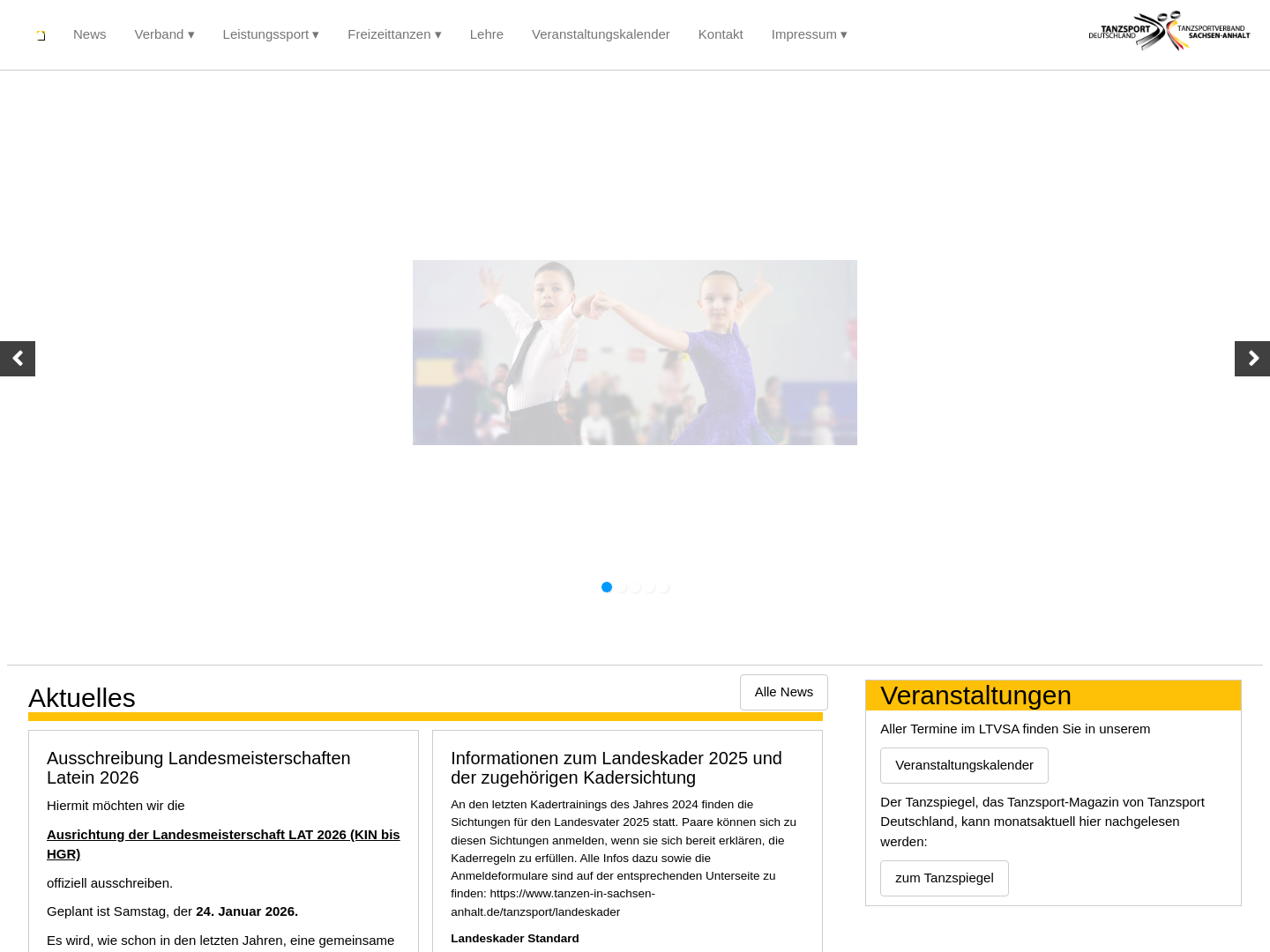 Tanzsportverband Sachsen-Anhalt e.V. (LTVSA)