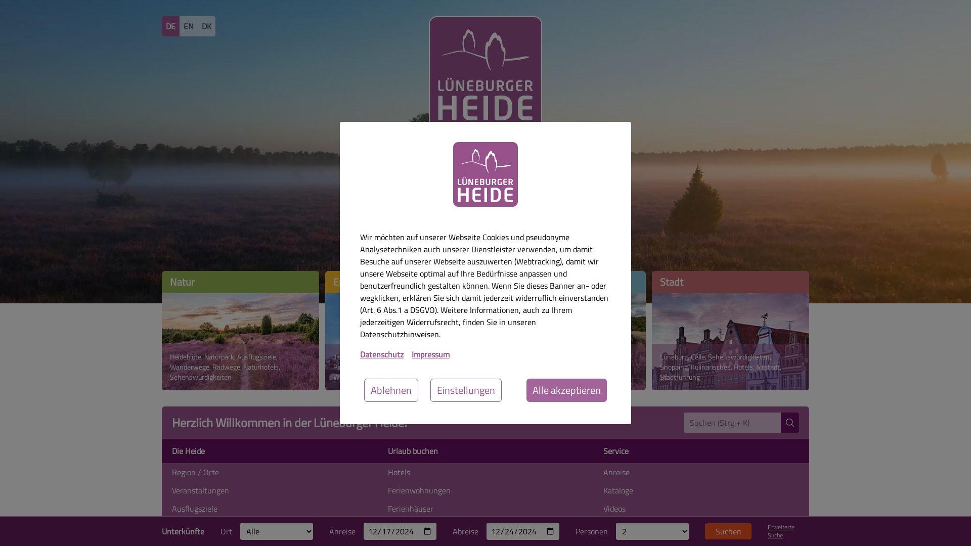 Vielfältige Lüneburger Heide