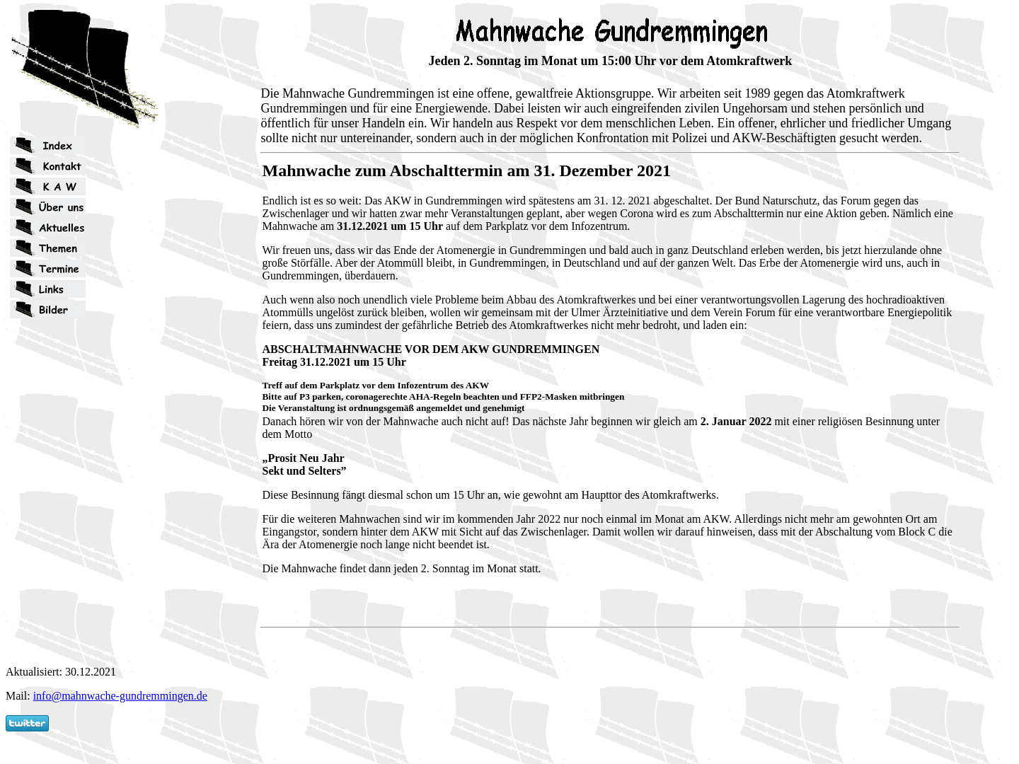 Mahnwache Gundremmingen