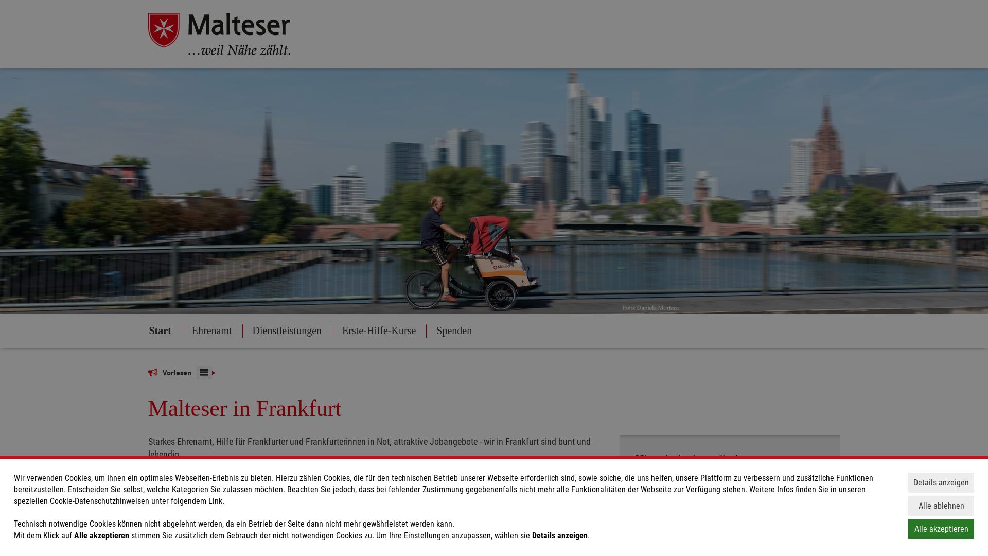 Malteser Hilfsdienst e.V., Stadtgeschäftsstelle Frankfurt am Main