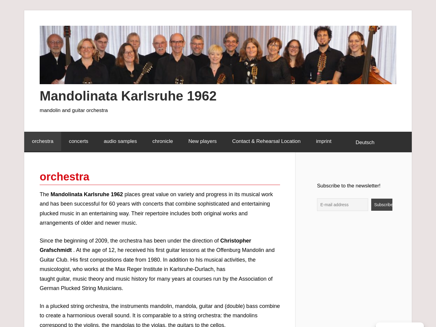 Mandolinata Karlsruhe 1962