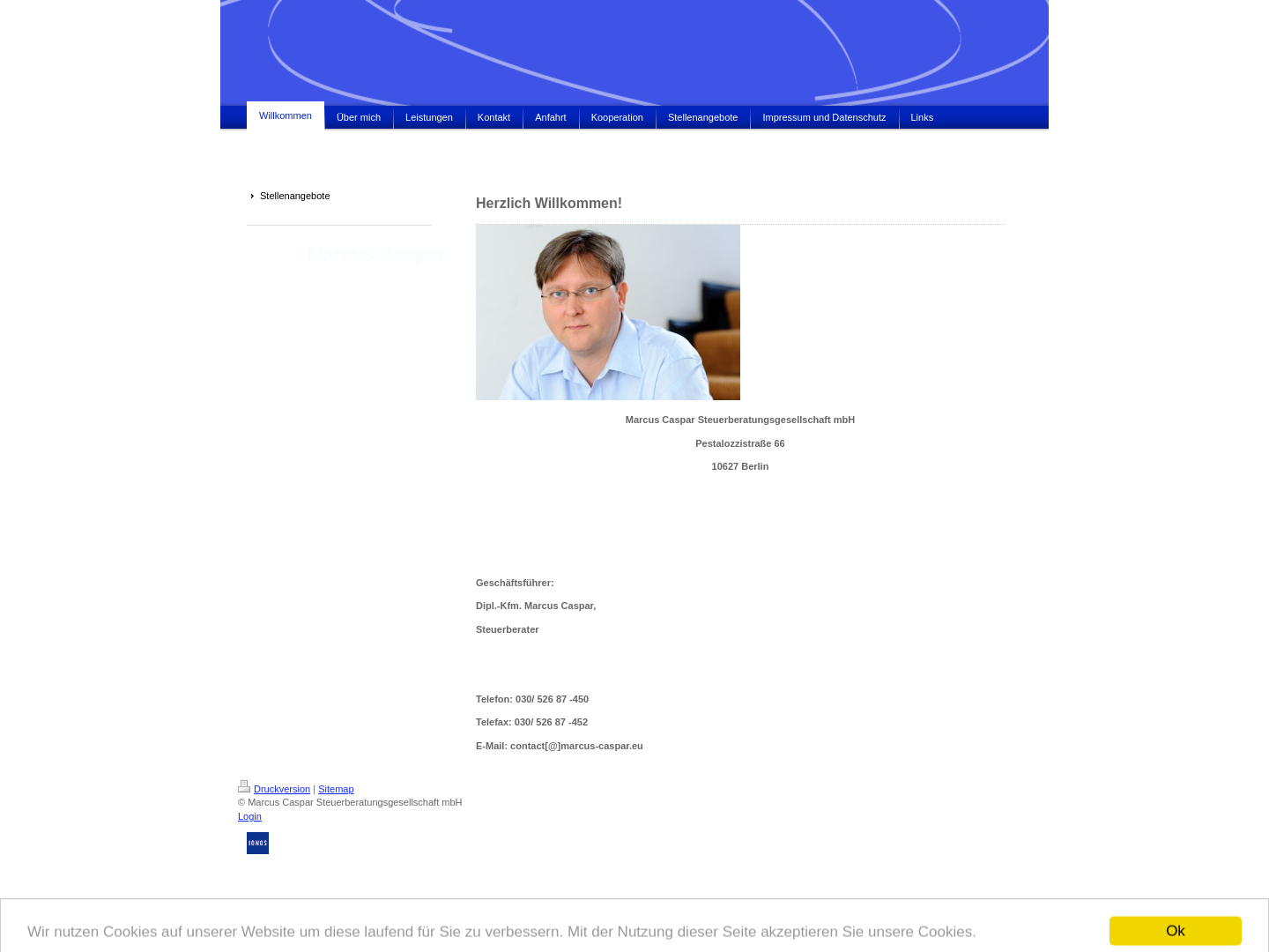 Steuerberater Dipl.-Kfm. Marcus Caspar Berlin
