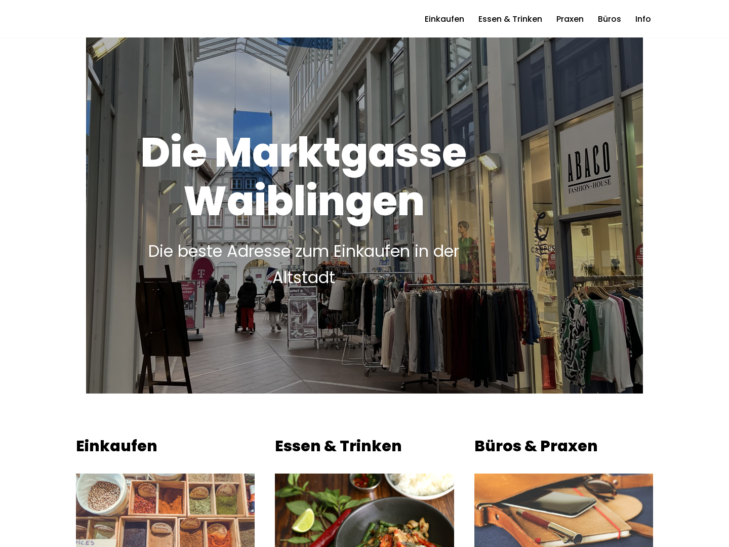 Einkaufs- und Dienstleistungszentrum Marktgasse