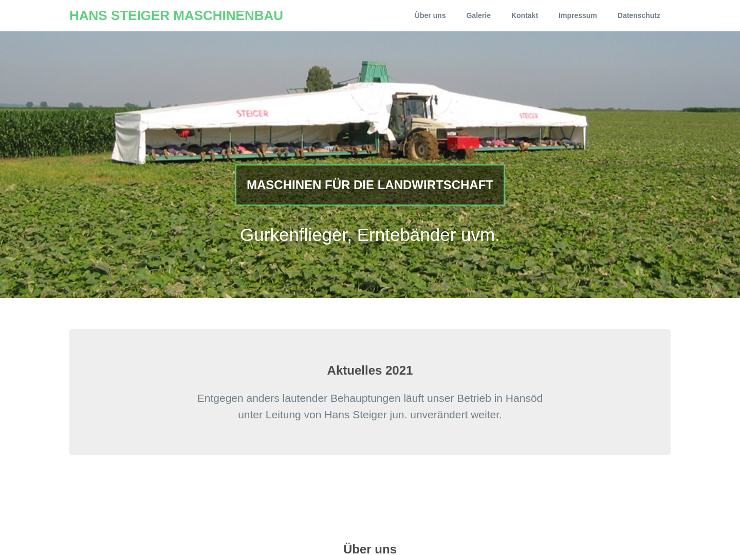 Maschinenbau Hans Steiger