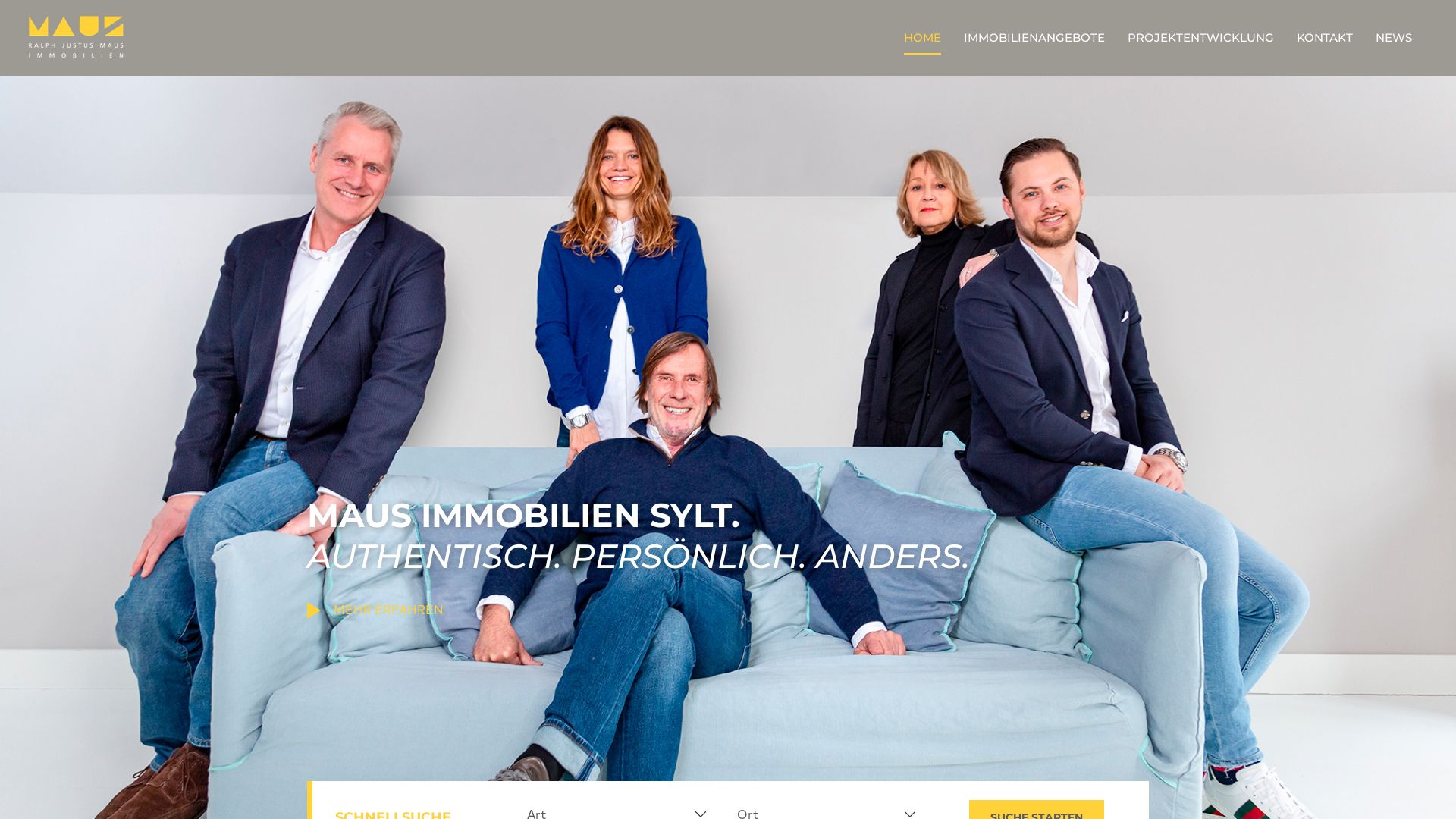 Maus Immobilien Sylt