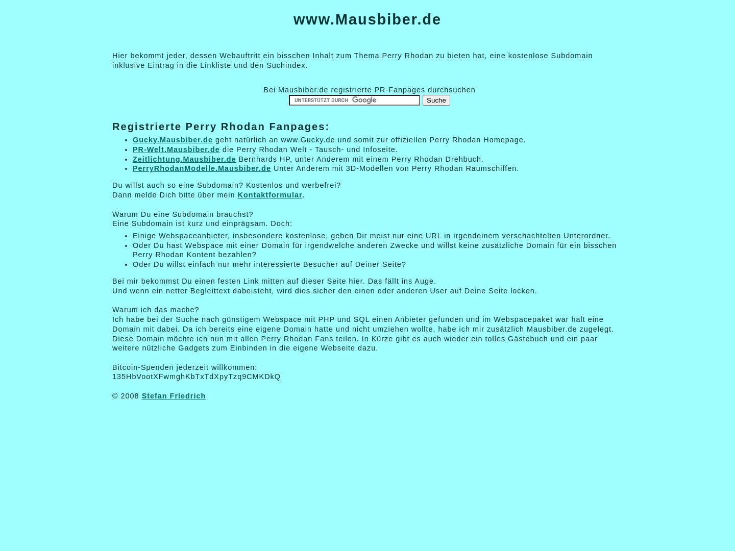 Mausbiber und Freunde!