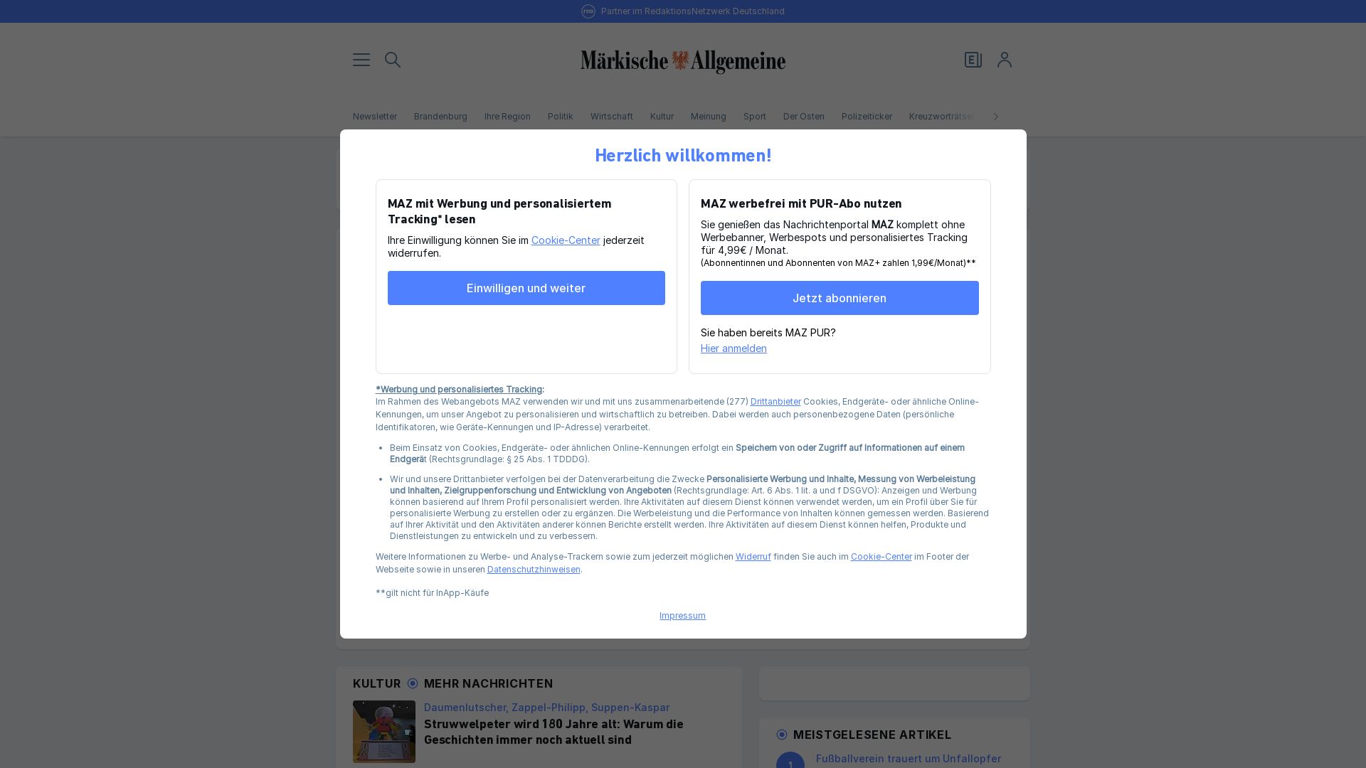 Märkische Allgemeine Zeitung - Redaktion Kultur