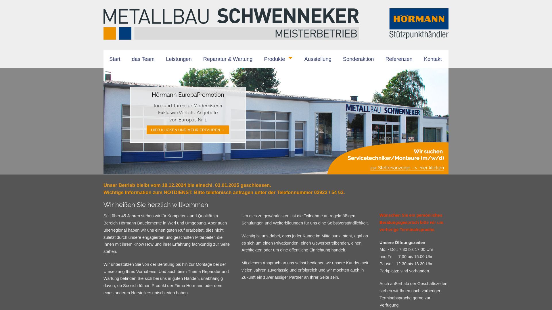 Metallbau Schwenneker, Inhaberin Monika Schwenneker