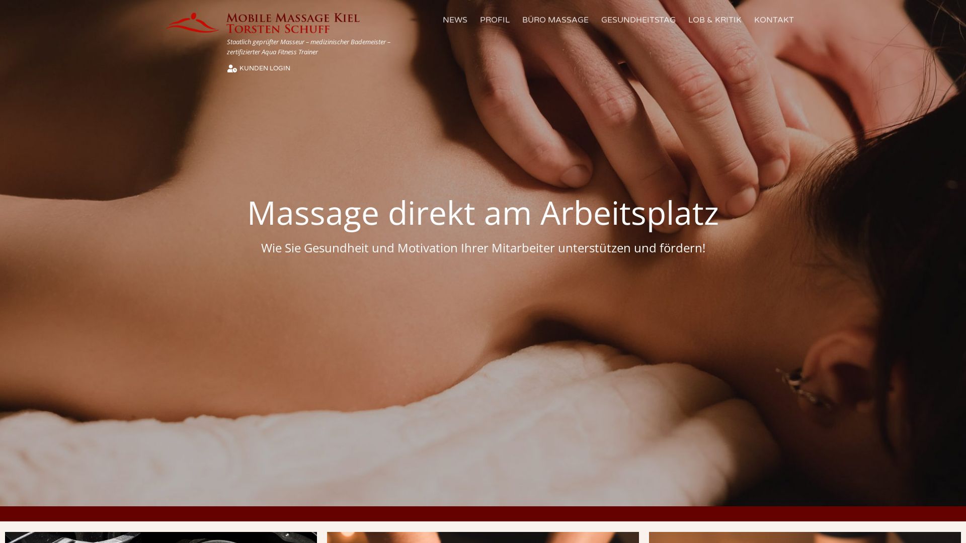 Torsten Schuff - Mobile Massage Kiel
