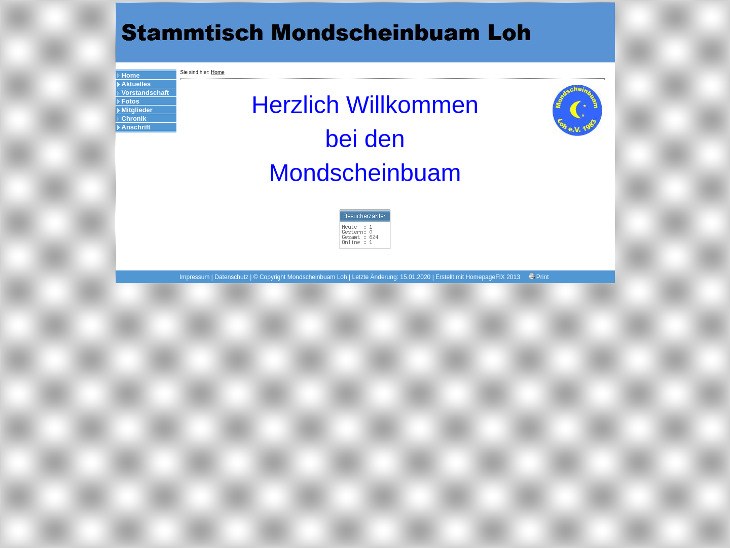 Mondscheinbuam Loh e.V. 1983