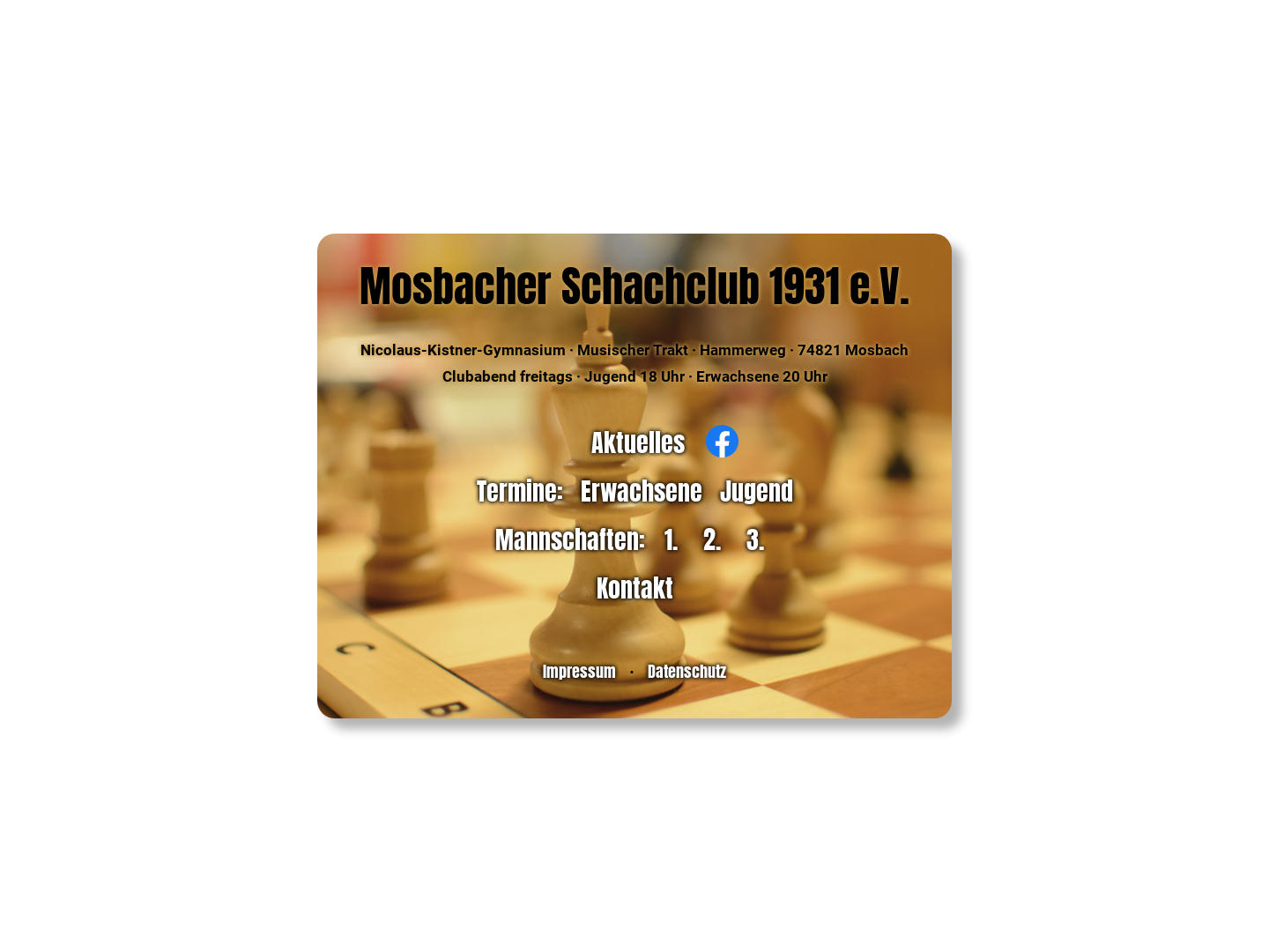 Mosbacher Schachclub 1931 e.V.
