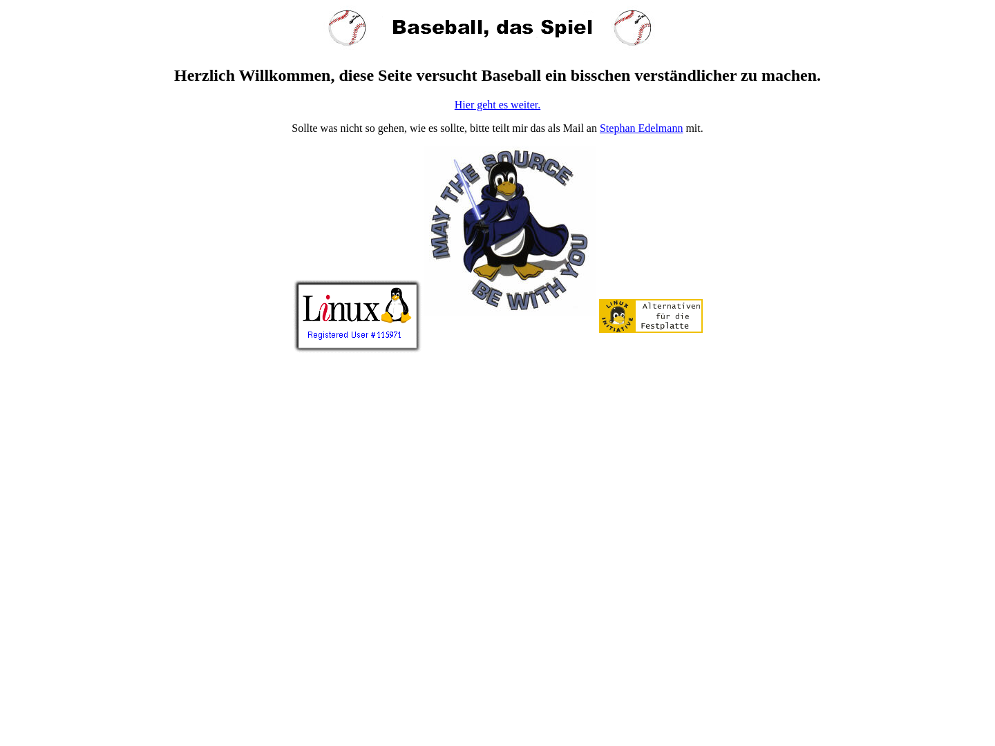 Baseball, das Spiel
