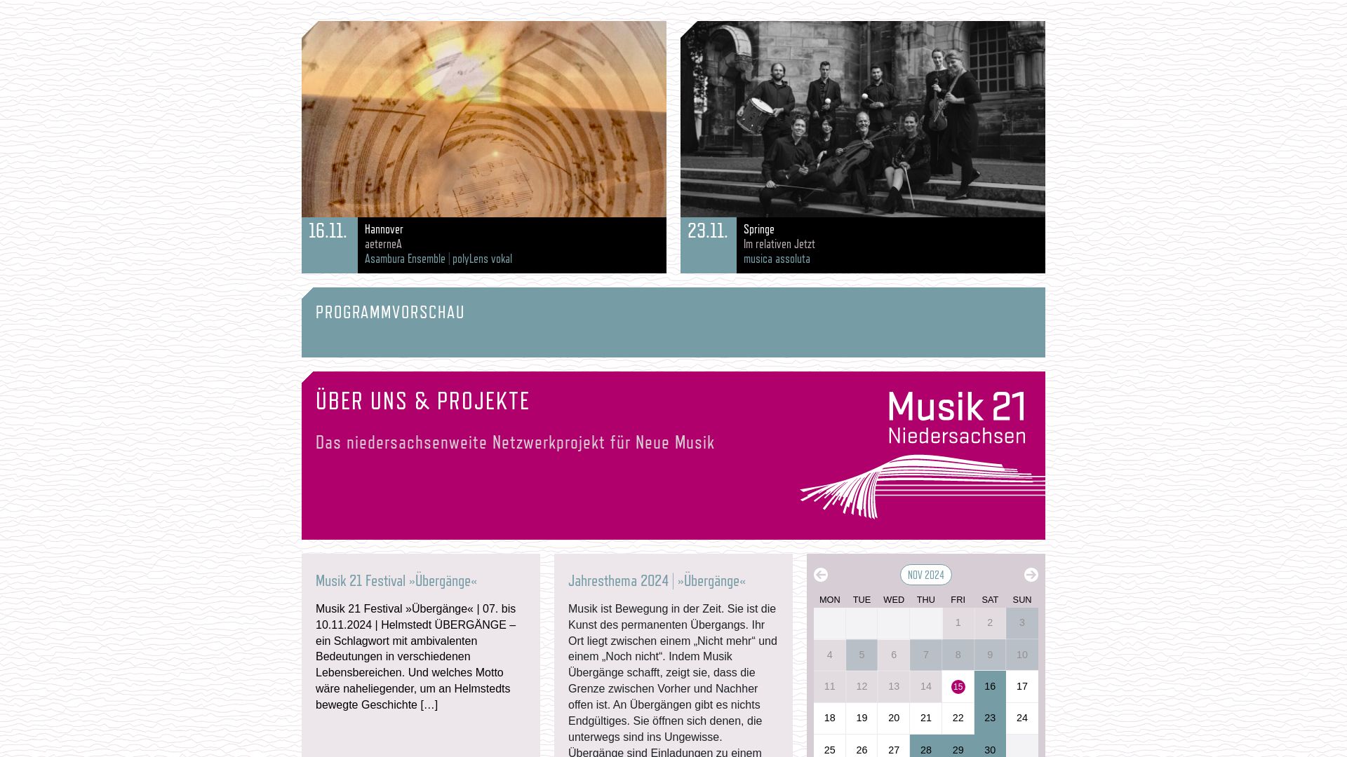 Musik 21 Niedersachsen - NGNM e.V.