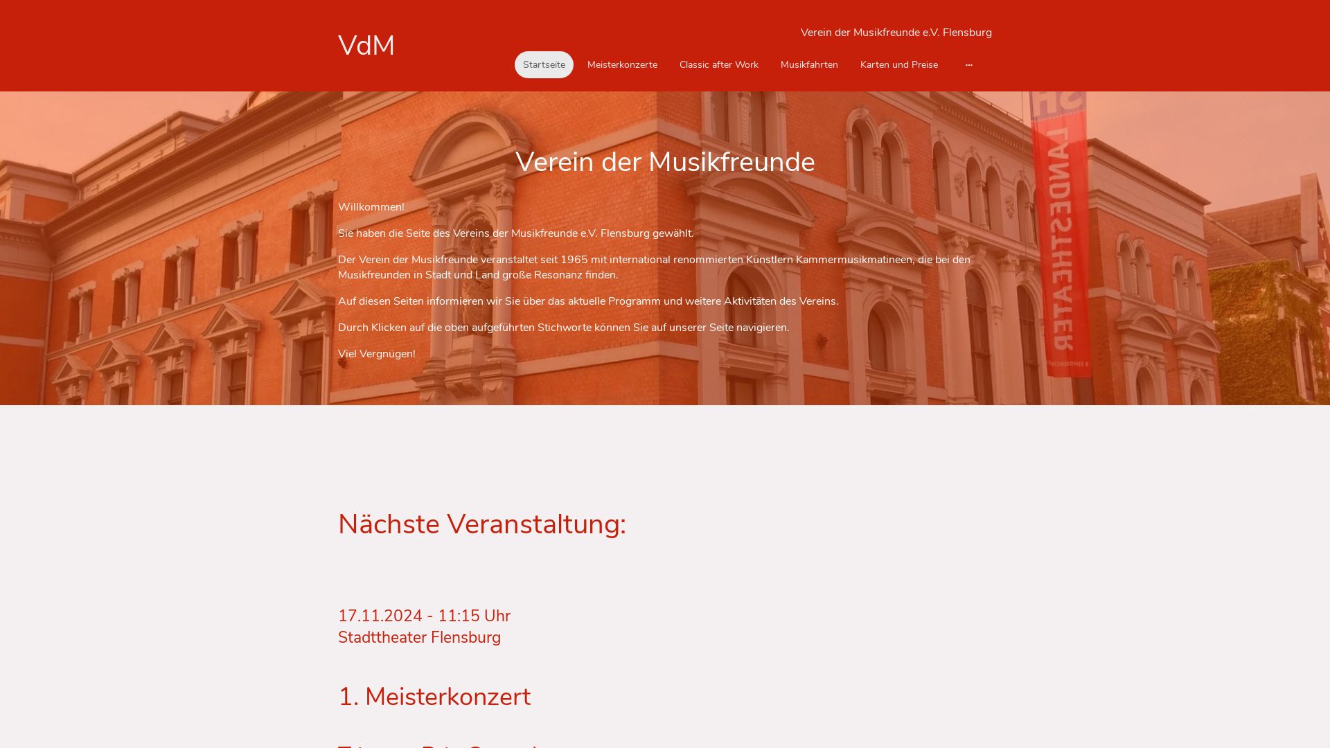 Verein der Musikfreunde e.V. Flensburg