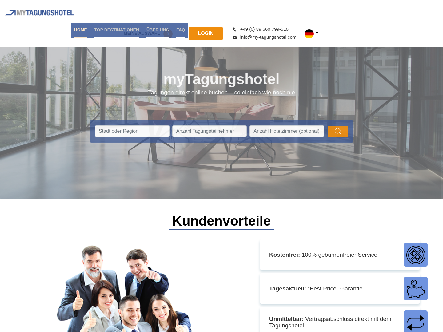 My Tagungshotel com., Realize Hotelbooking GmbH