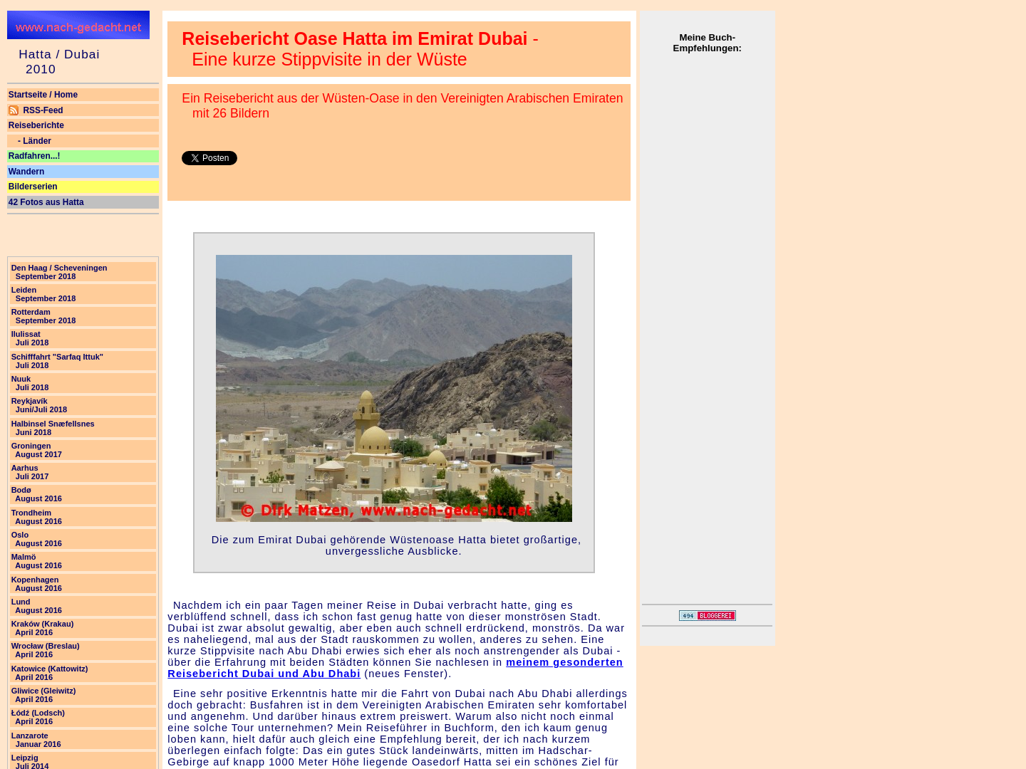 Die Oase Hatta im Emirat Dubai [Dirk Matzen]