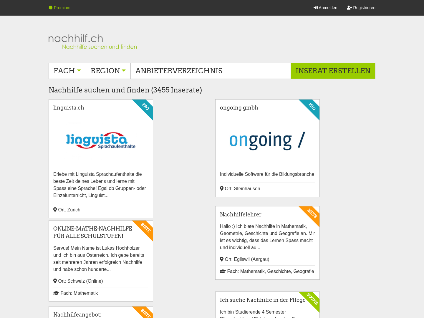 Nachhilf.ch