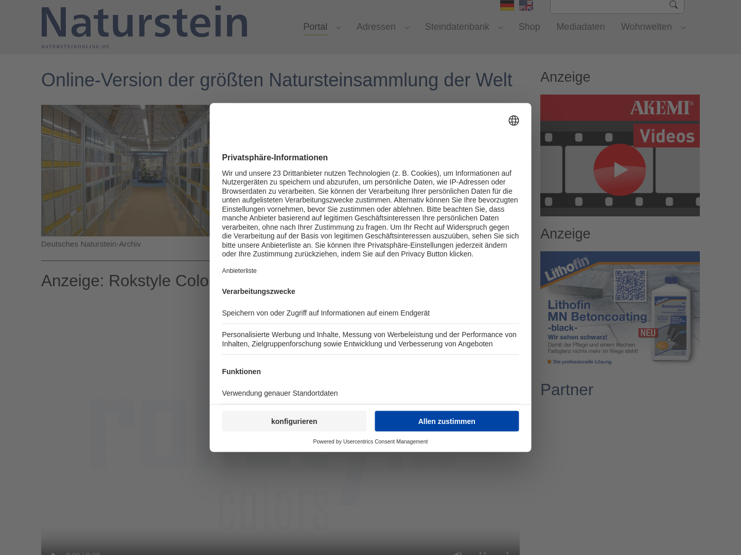 Fachzeitschrift für den Bereich Naturstein