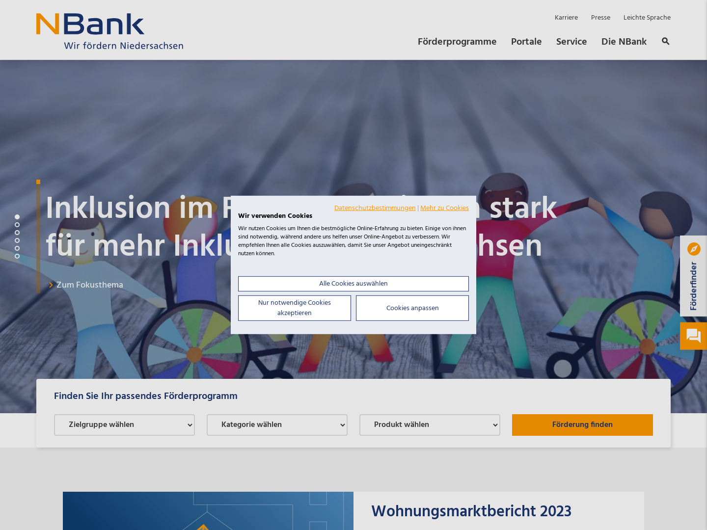NBank - Förderbank des Landes Niedersachsen