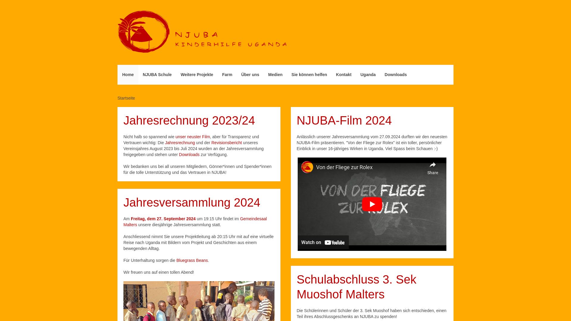 Njuba Kinderhilfe Uganda
