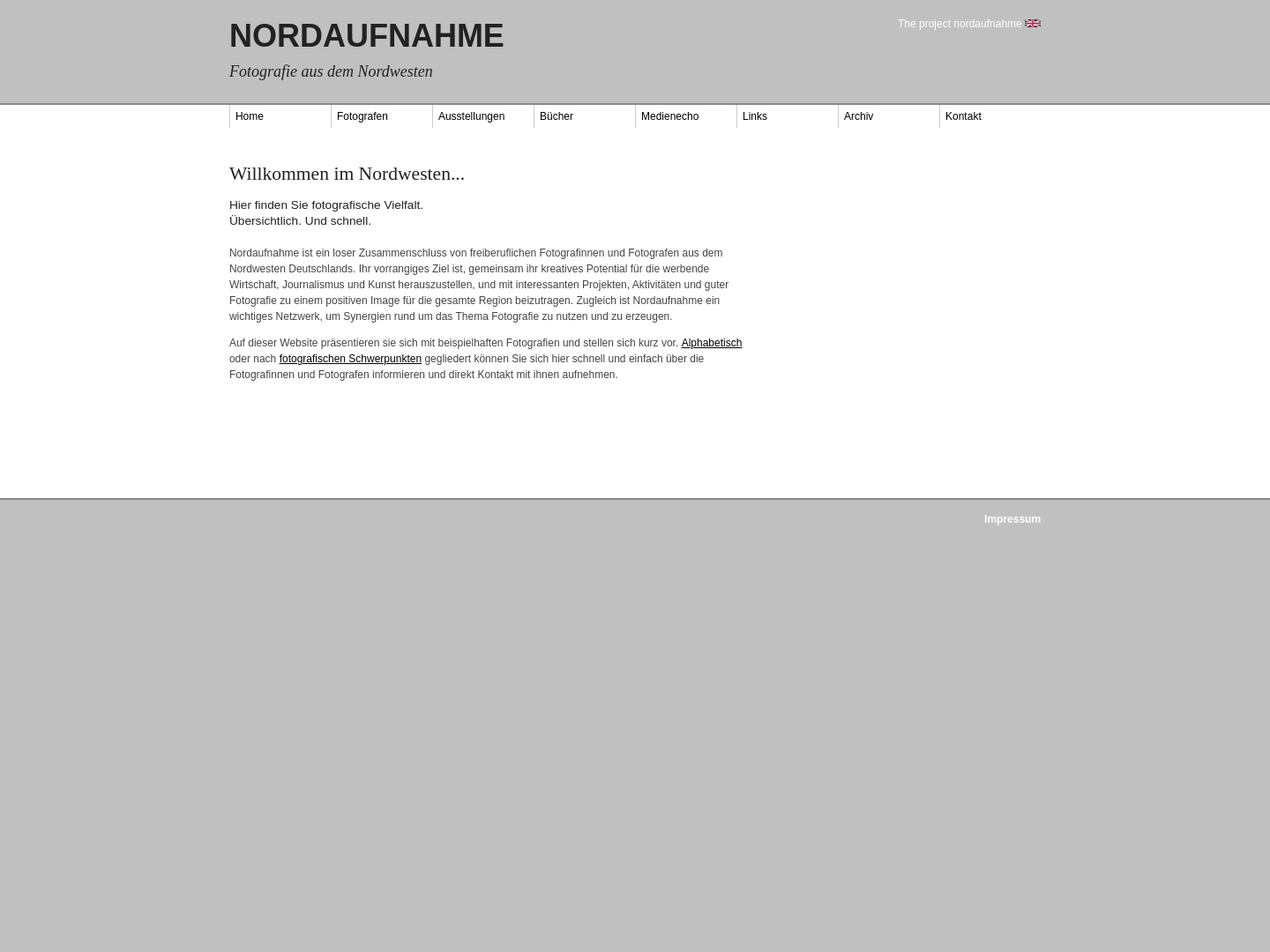 Nordaufnahme eins