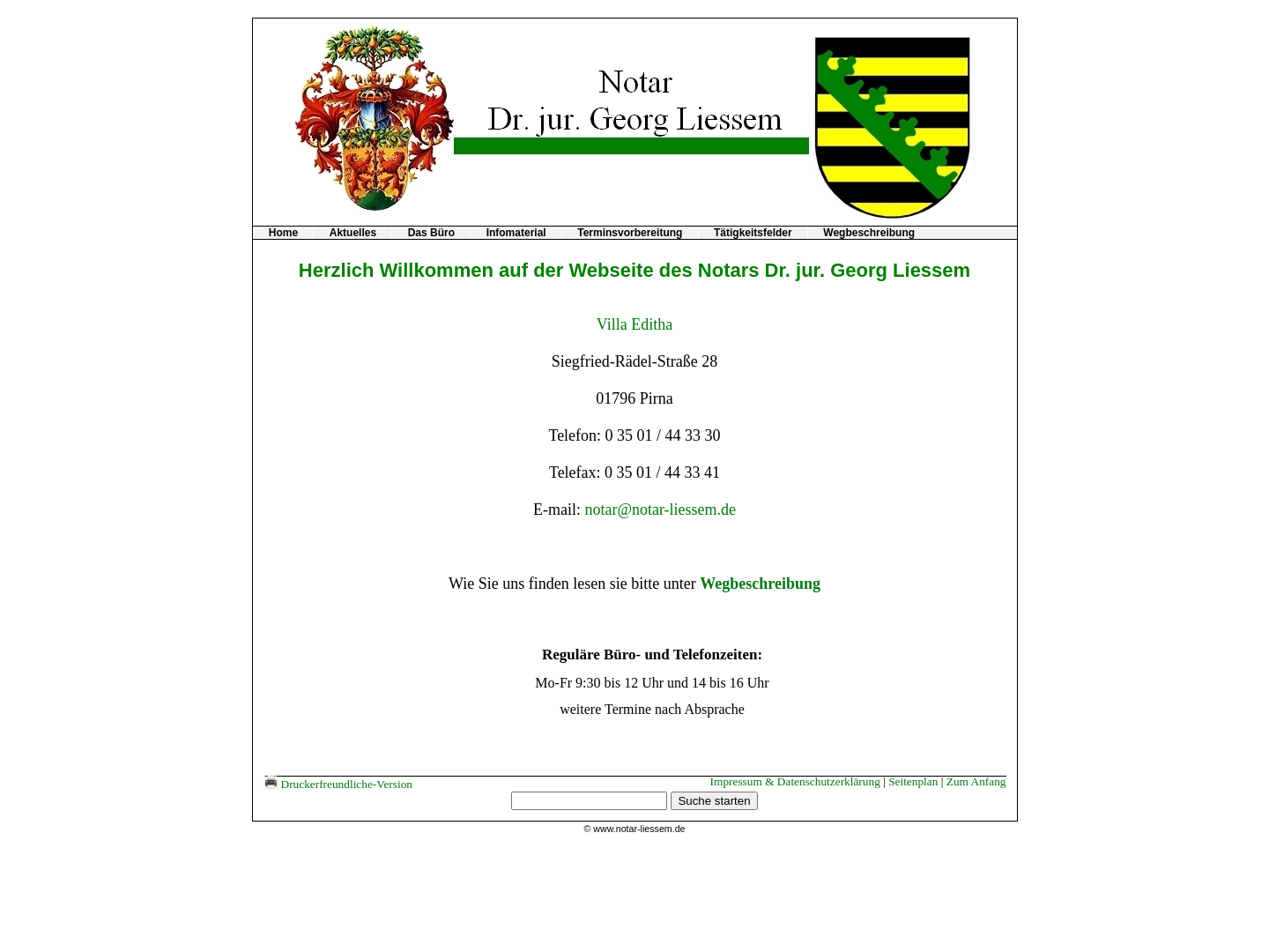 Notar Dr. jur. Georg Liessem