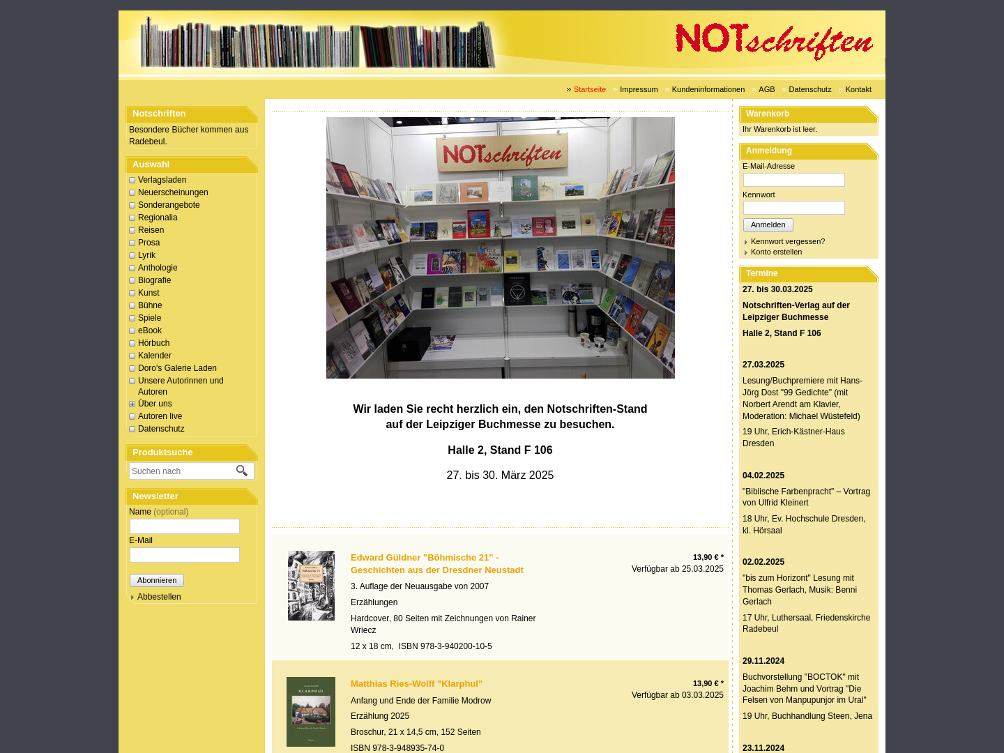Notschriften-Verlag, Radebeul