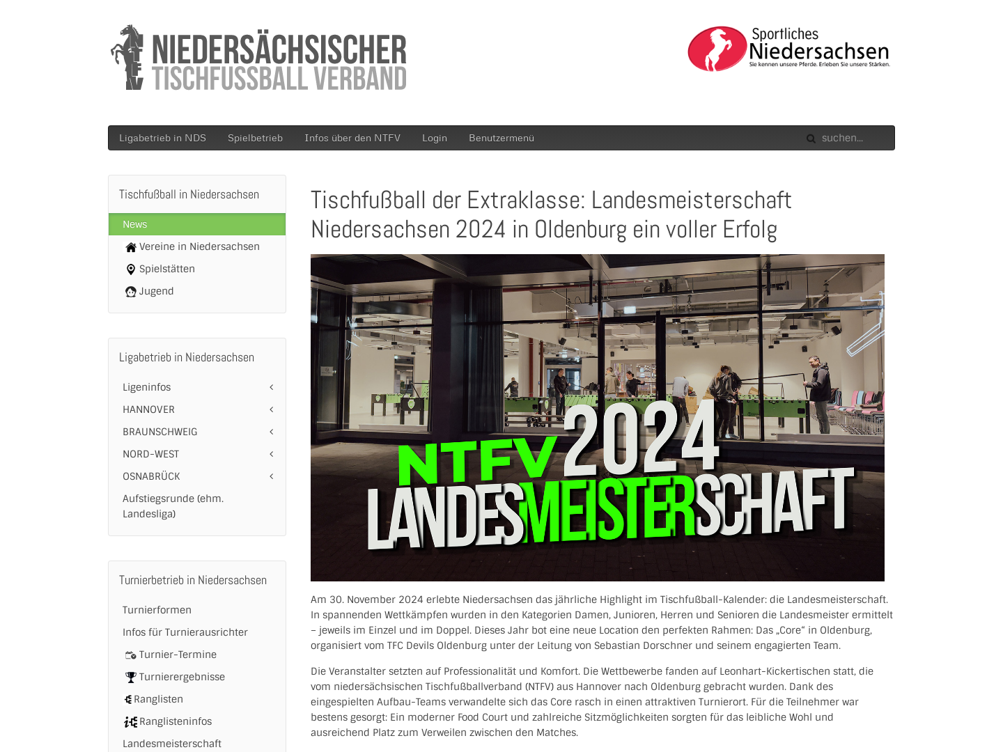 NTFV - Niedersächsischer Tischfussball Verband