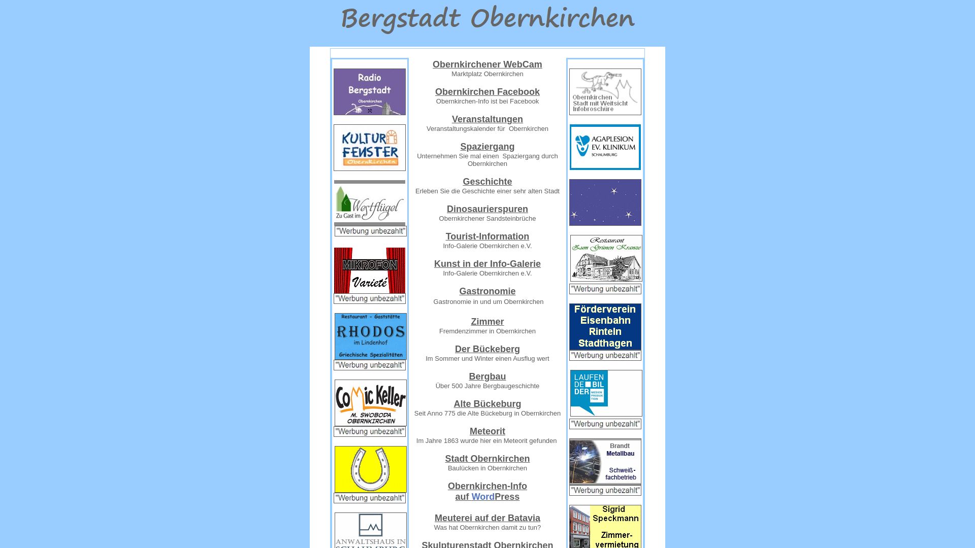 Bergstadt Obernkirchen