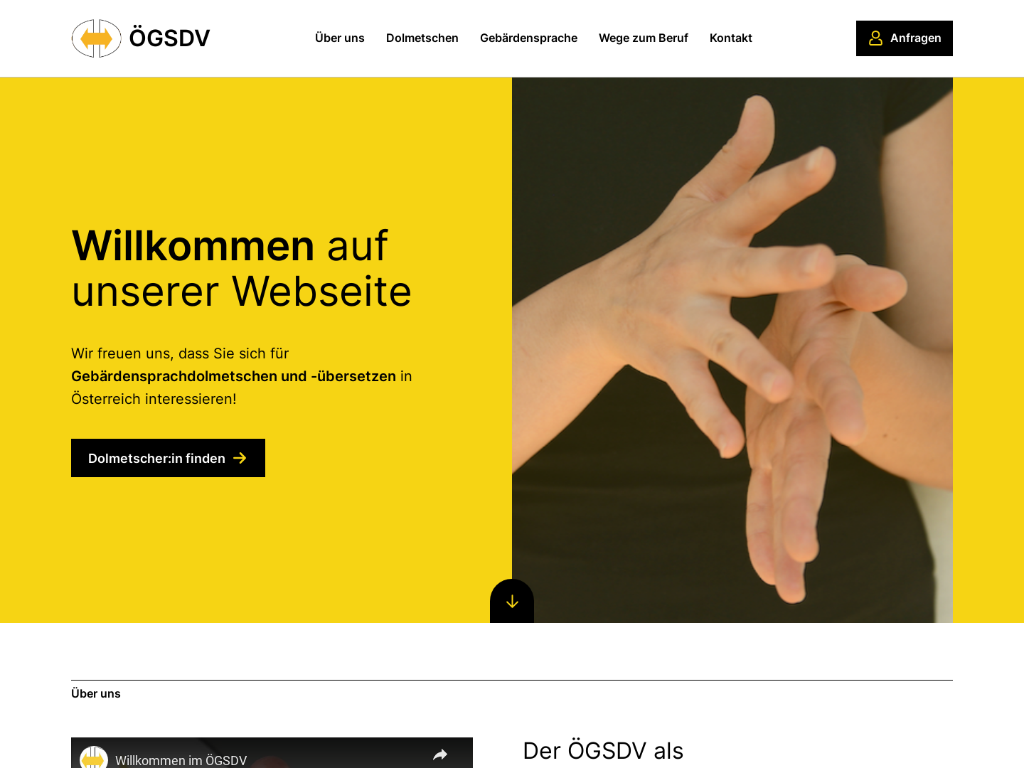 OeGSDV - Österreichischer Gebärdensprach-DolmetscherInnen-Verband