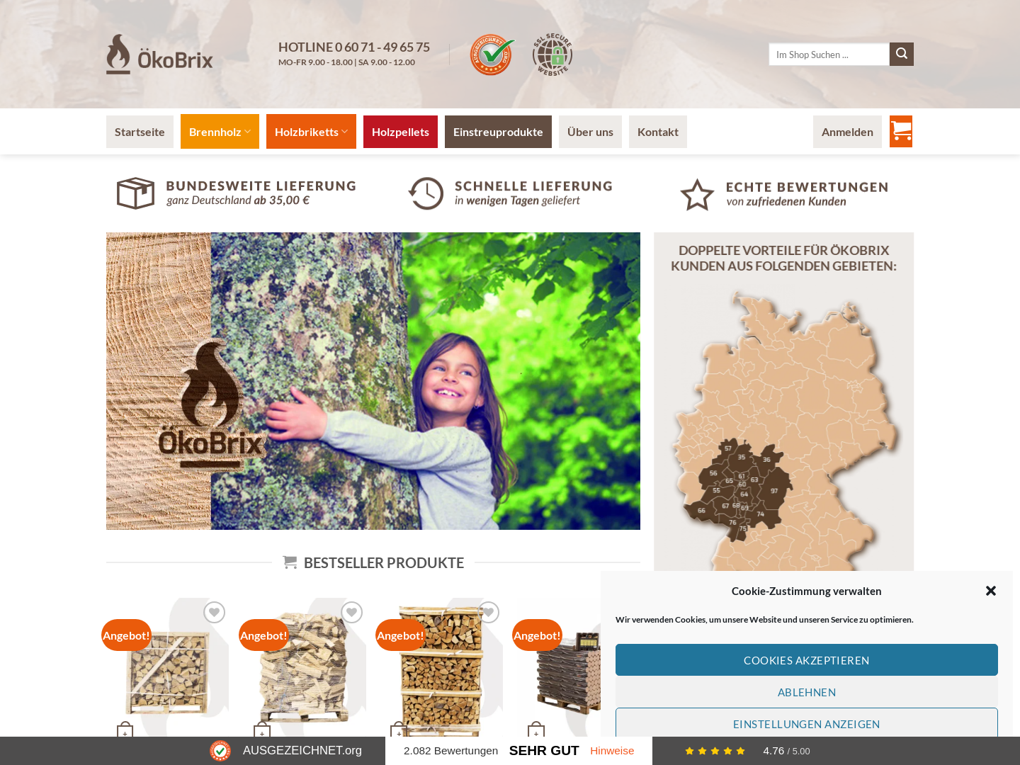 ÖkoBrix Naturbrennstoffe