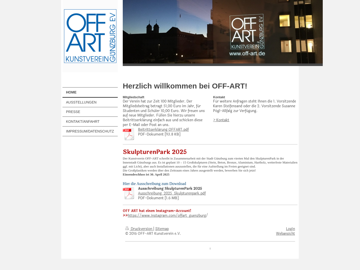 Kunstverein Off  Art  Günzburg e.V.