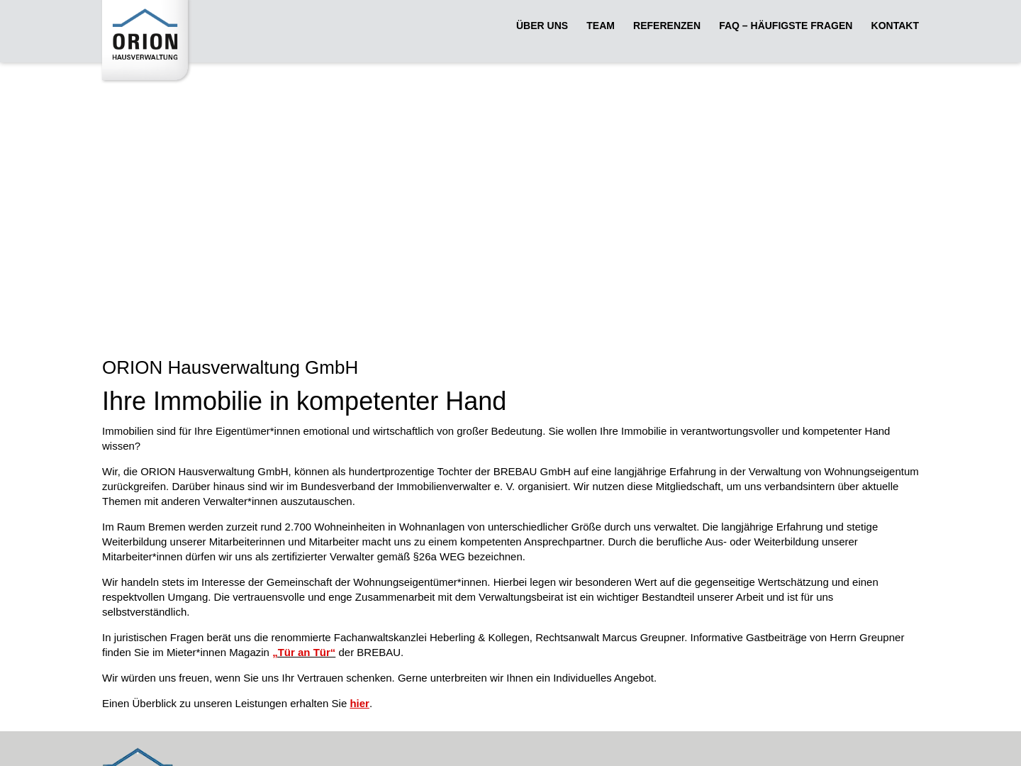 Orion Hausverwaltung