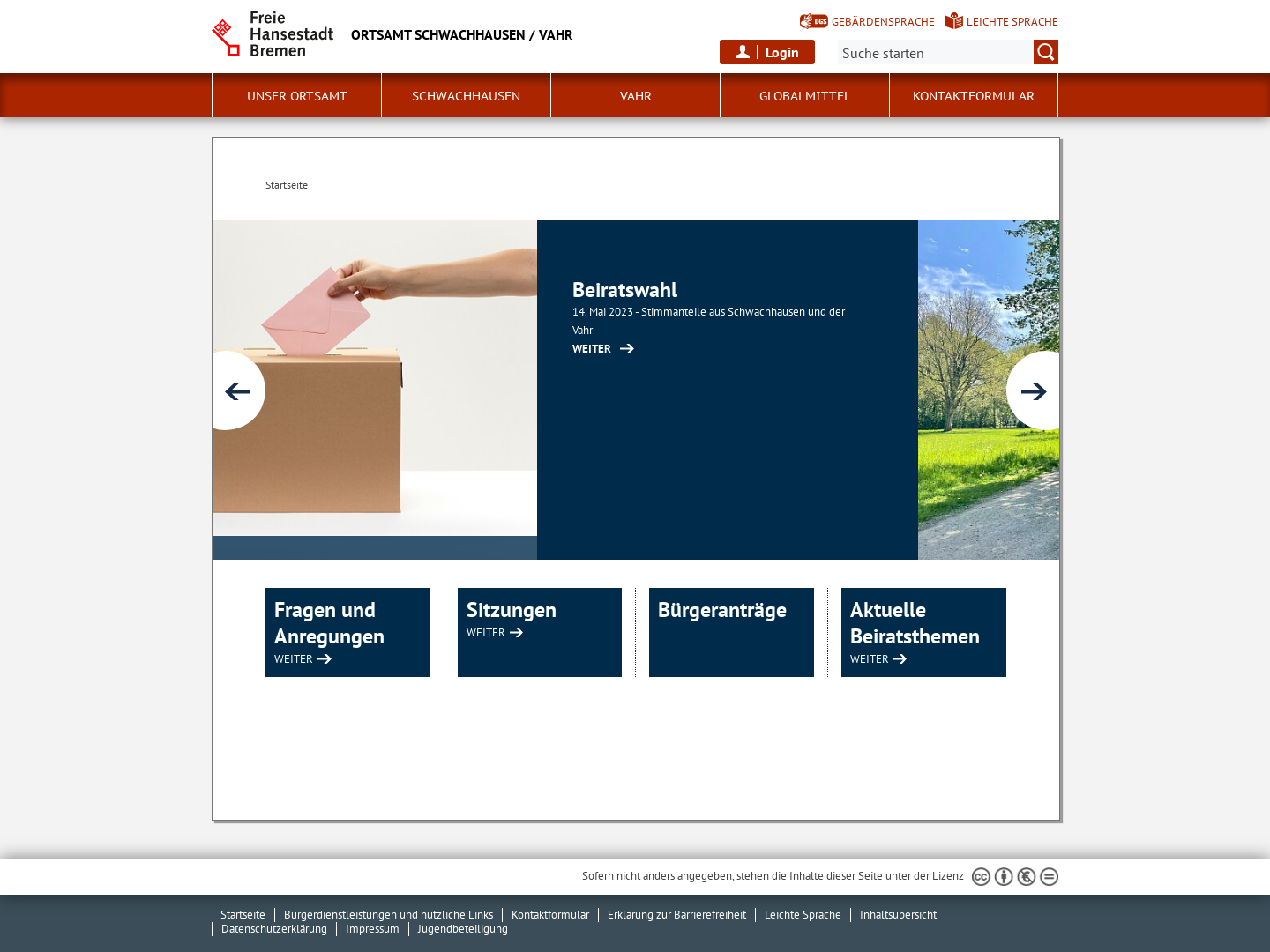 Ortsamt Schwachhausen/Vahr