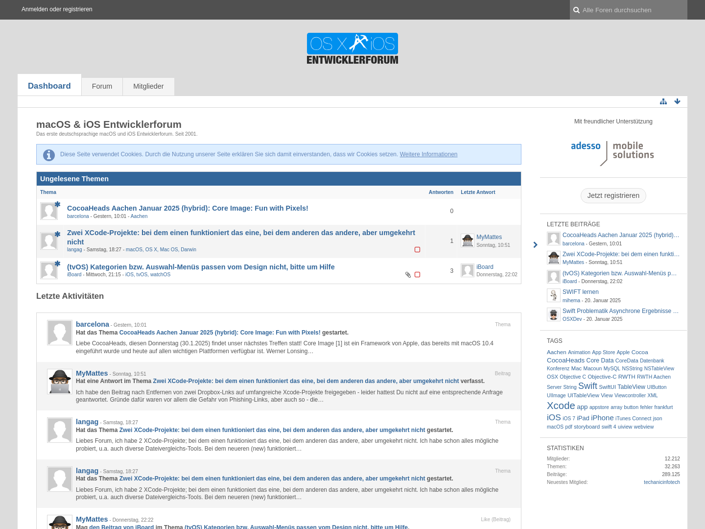Mac OS X Entwicklerforum
