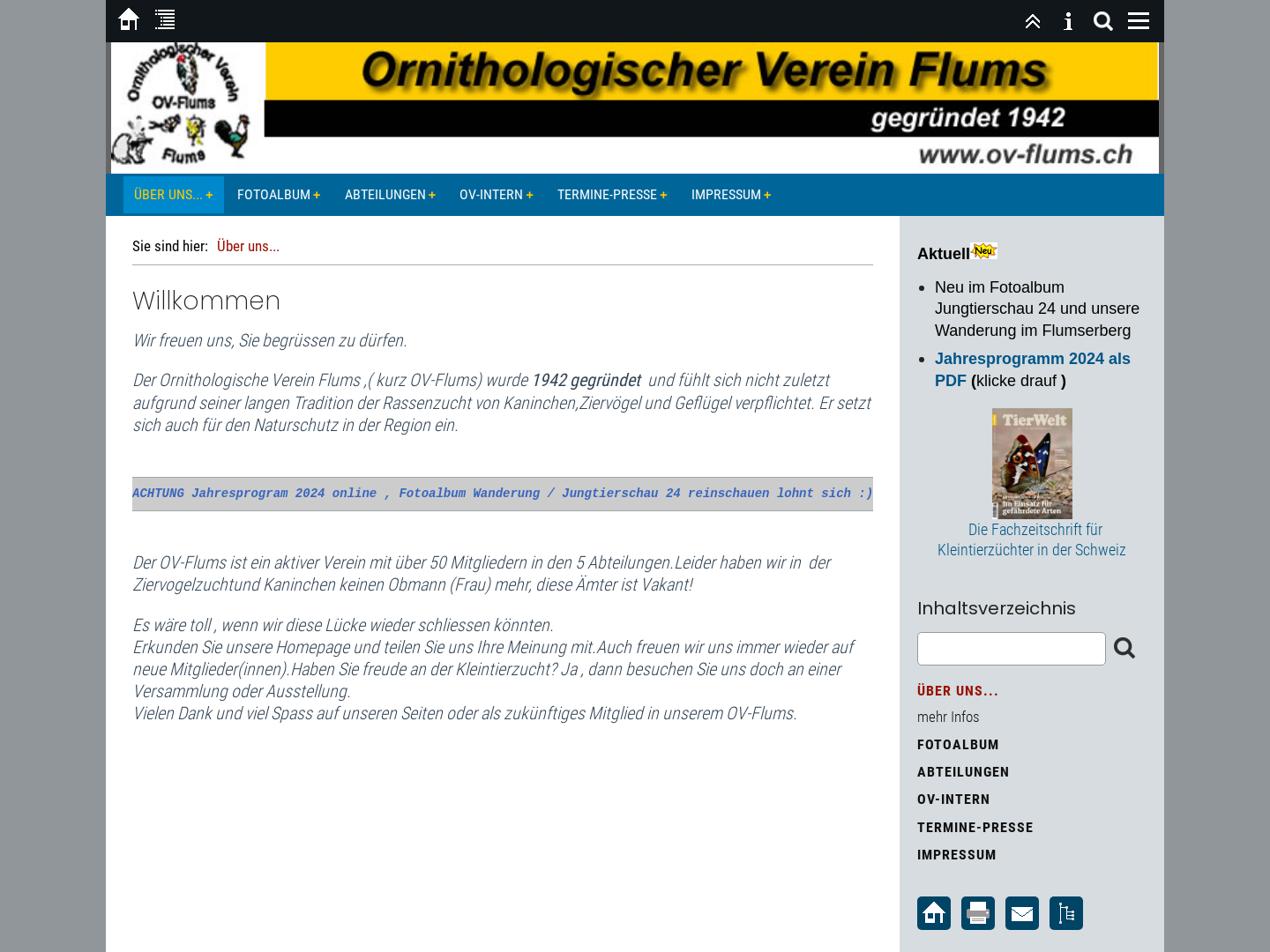 Ornithologischer Verein, Flums