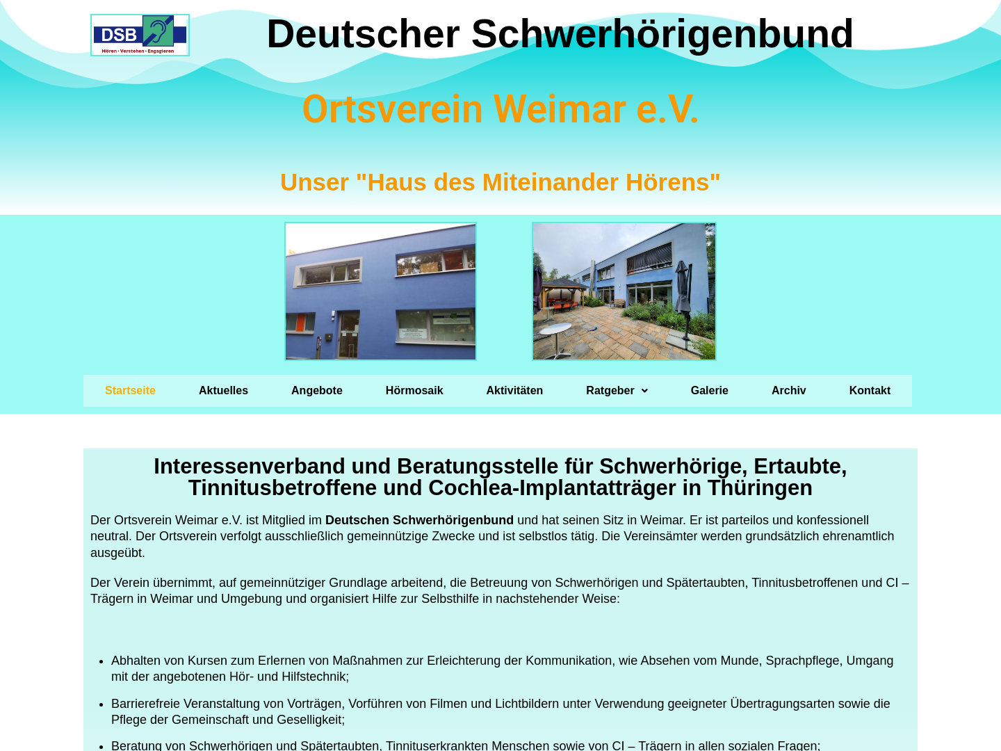 Deutscher Schwerhörigenbund - Ortsverein Weimar