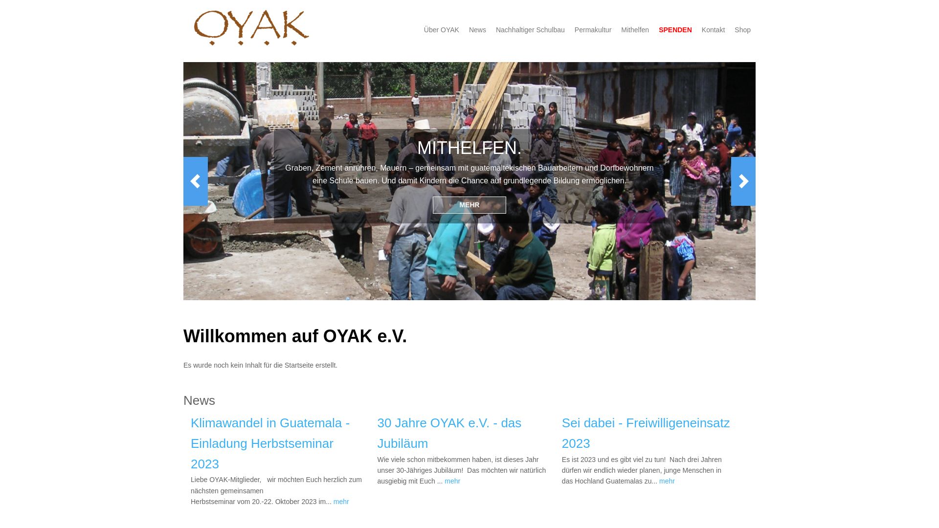 Oyak - Verein zur Förderung der Entwicklung in Mittelamerika e.V.