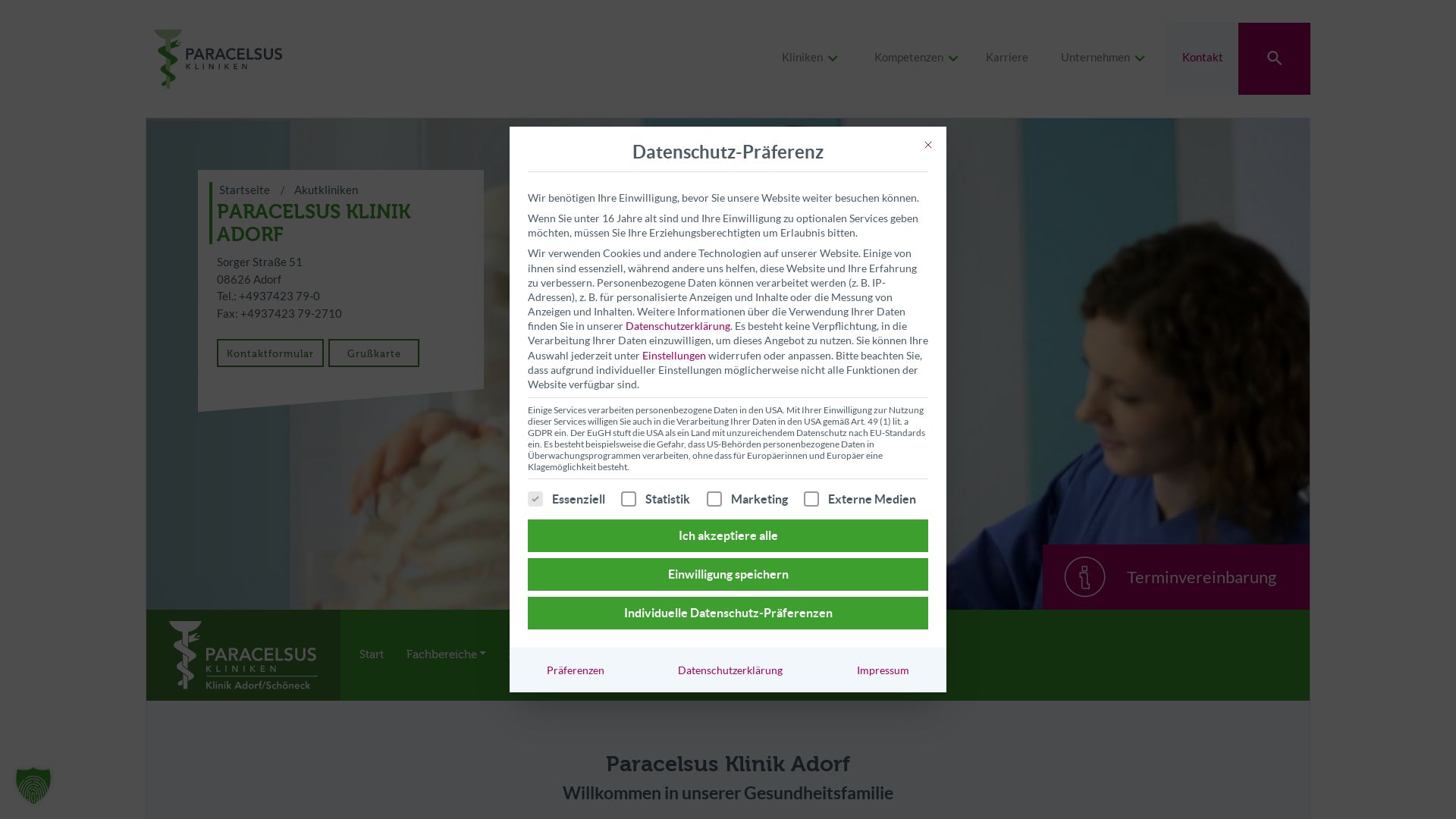 Paracelsus Klinik Adorf