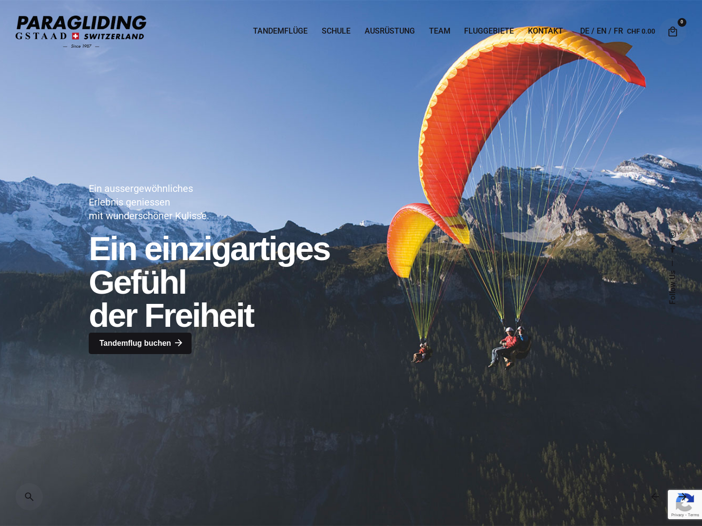 Paragliding Gstaad