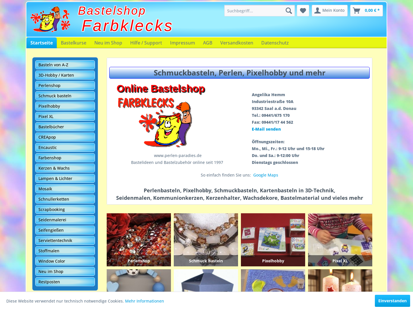 Farbklecks-Bastelshop, Ernst Hemm
