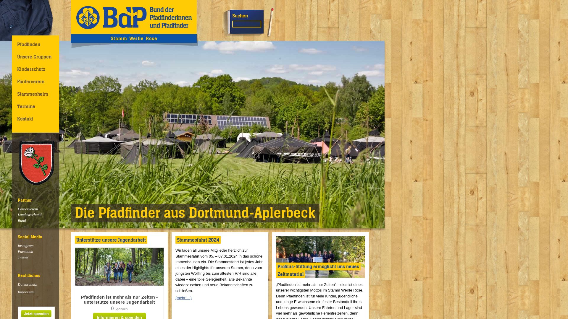 Bund der Pfadfinderinnen und Pfadfinder e.V. (BdP) - Stamm Weiße Rose
