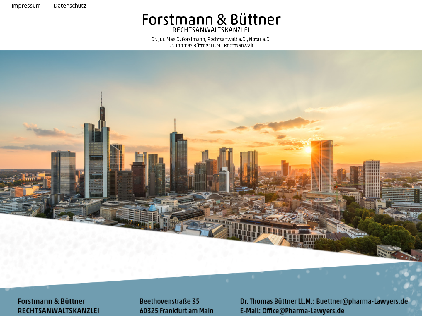 Pharma-lawyers Forstmann, Kleist und Collatz, Frankfurt