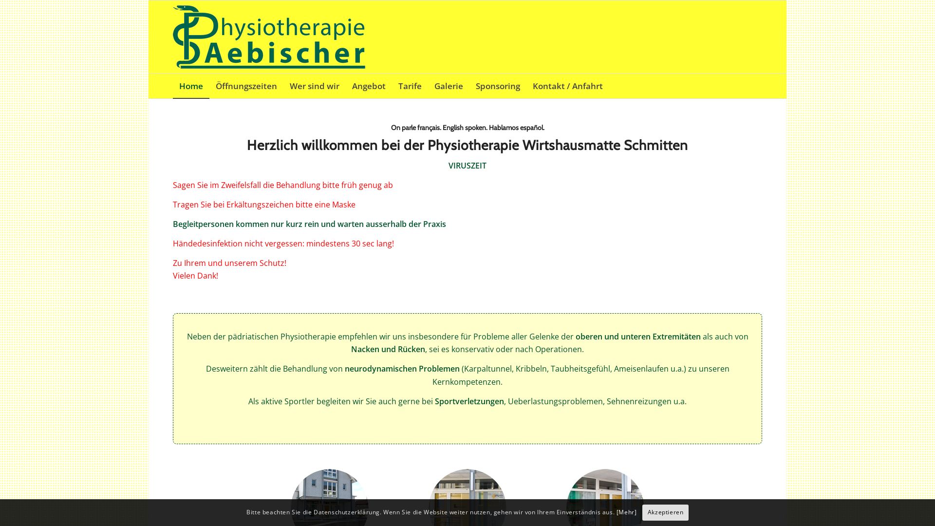 Physiotherapie Wirtshausmatte